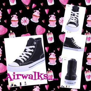 Size 5 Black AIR WALK sneakers
